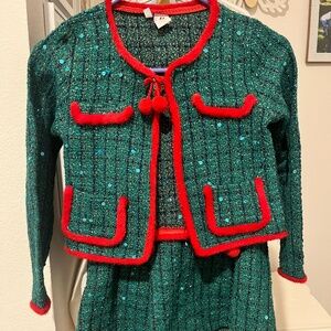 Girls size 10 Christmas Outfit
